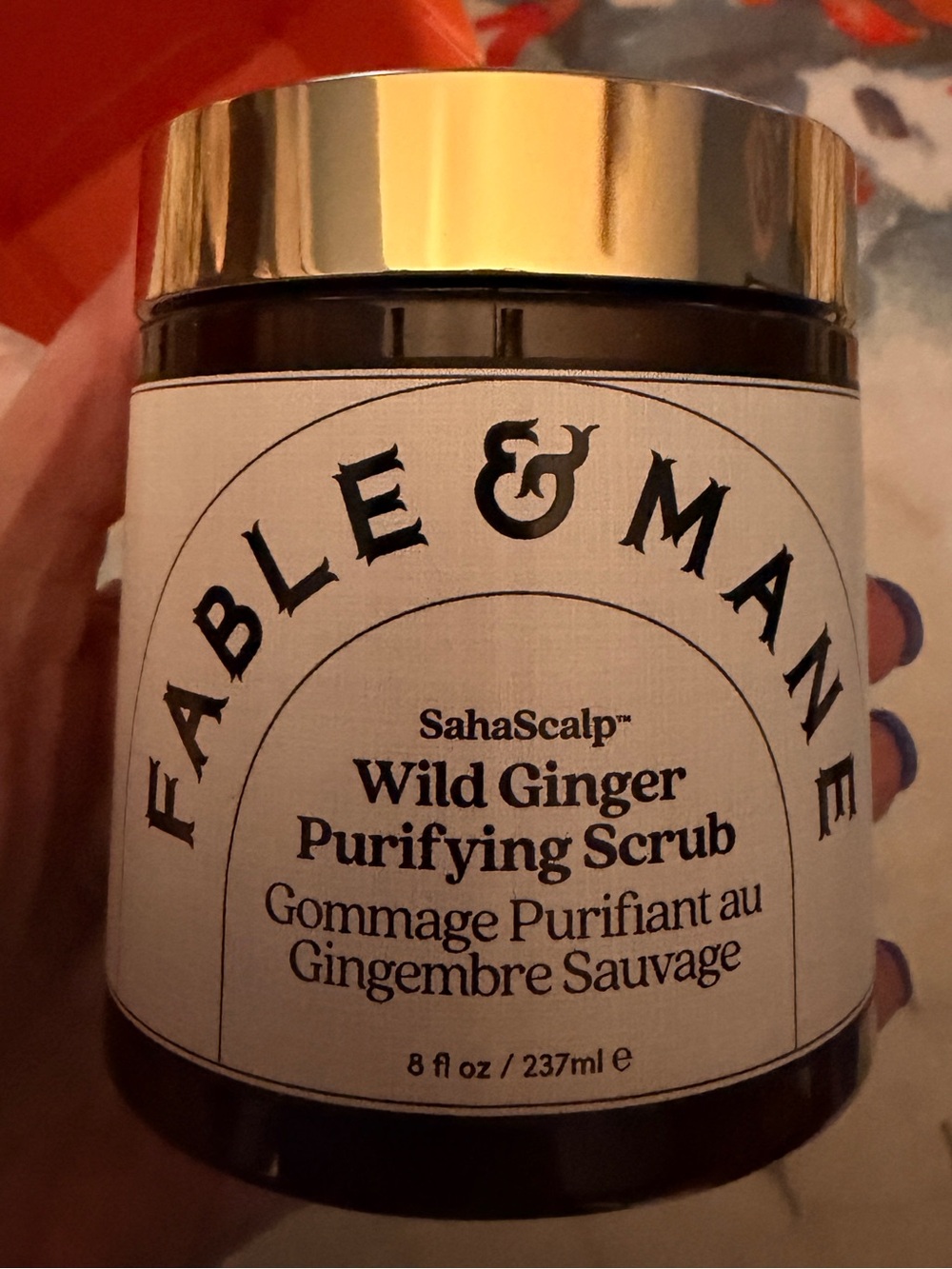 FABLE & MANE SahaScalp™ Wild Ginger Purifying Scrub 8 oz